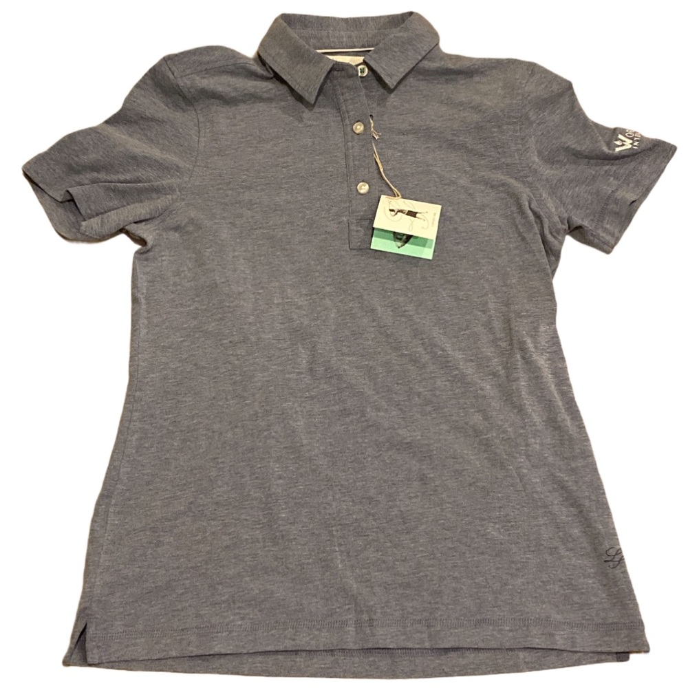 NWT Linksoul John Ashworth & Co. Blue Golf Polo